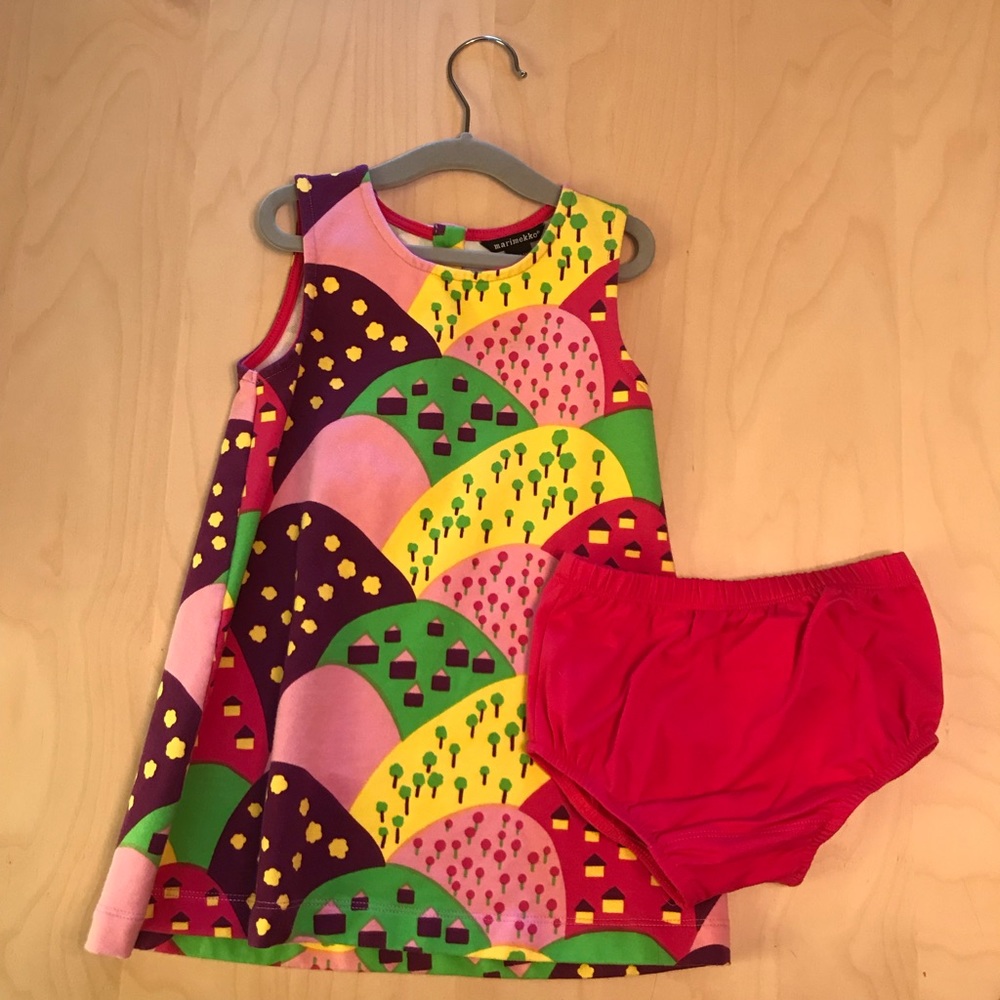 Marimekko Toddler dress with diaper cover